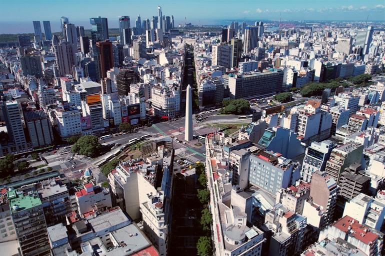 De hoofdstad Buenos Aires