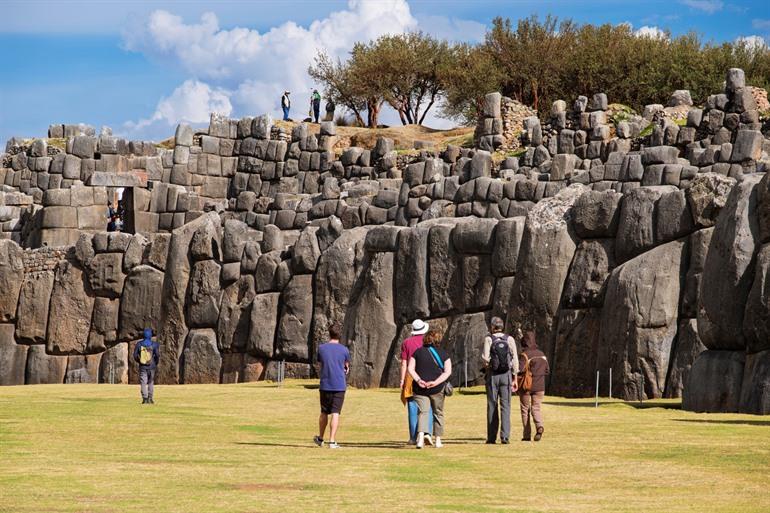 De Inca-citadel van Sacsayhuamán in Cusco