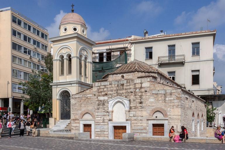 De kerk Panagia Pantánassa, Athene