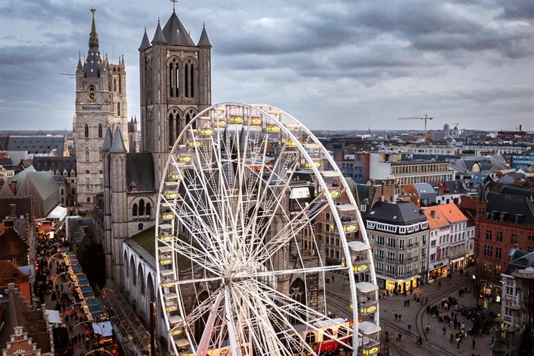 De kerstperiode in Gent