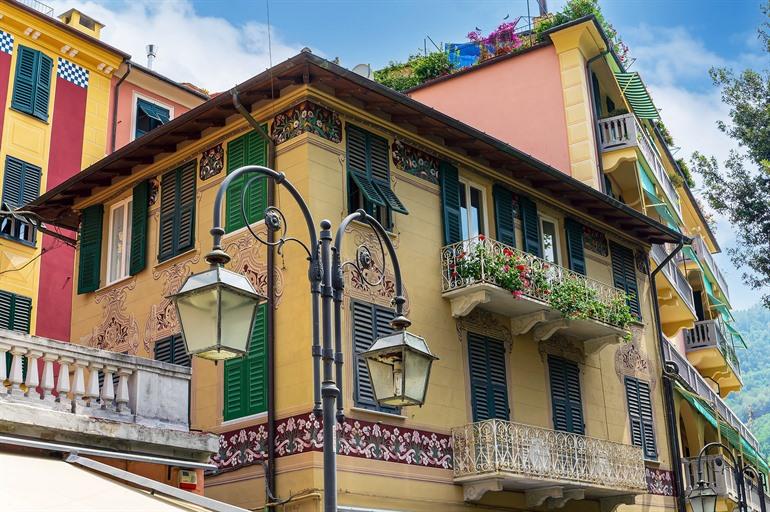 De kleurrijke binnenstad van Levanto