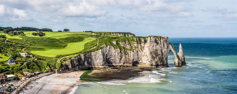 De krijtrotsen van Etretat