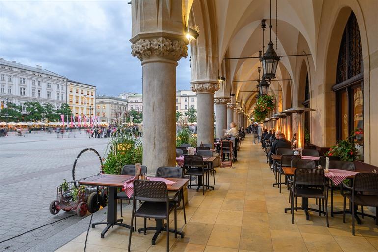 De Lakenhal (Sukiennice) van Krakau