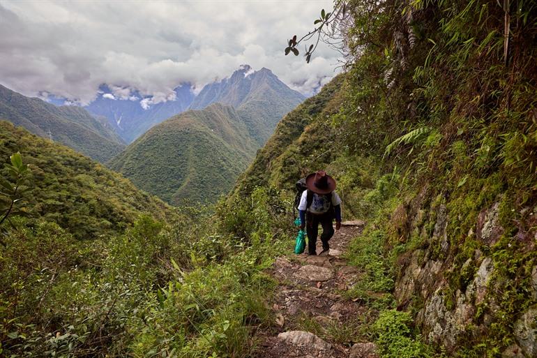 De legendarische Inca Trail naar Machu Picchu