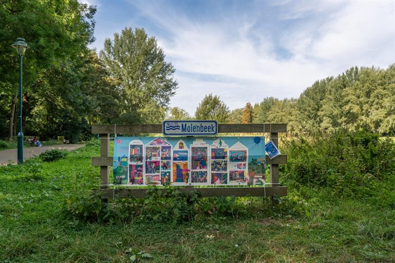 De Molenbeek in het Koning Boudewijnpark.