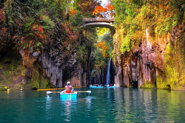 De mythische Takachiho Gorge