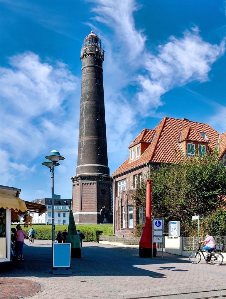 De nieuwe vuurtoren van Borkum