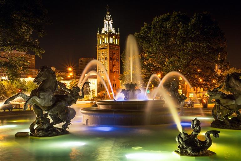 De omgeving van Country Club Plaza