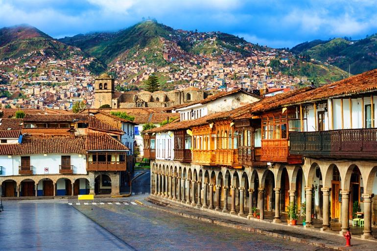 De oude stad Cuzco