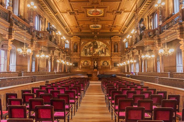 De oude vergaderzaal, Universiteit in Heidelberg