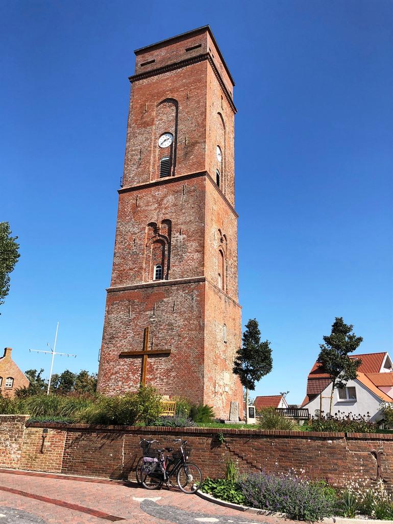 De oude vuurtoren van Borkum