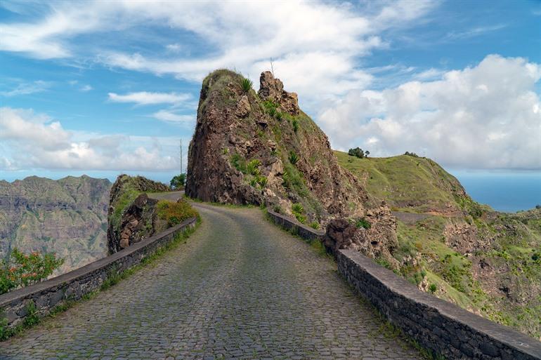 De oude weg naar Ribeira Grande, Santo Antão