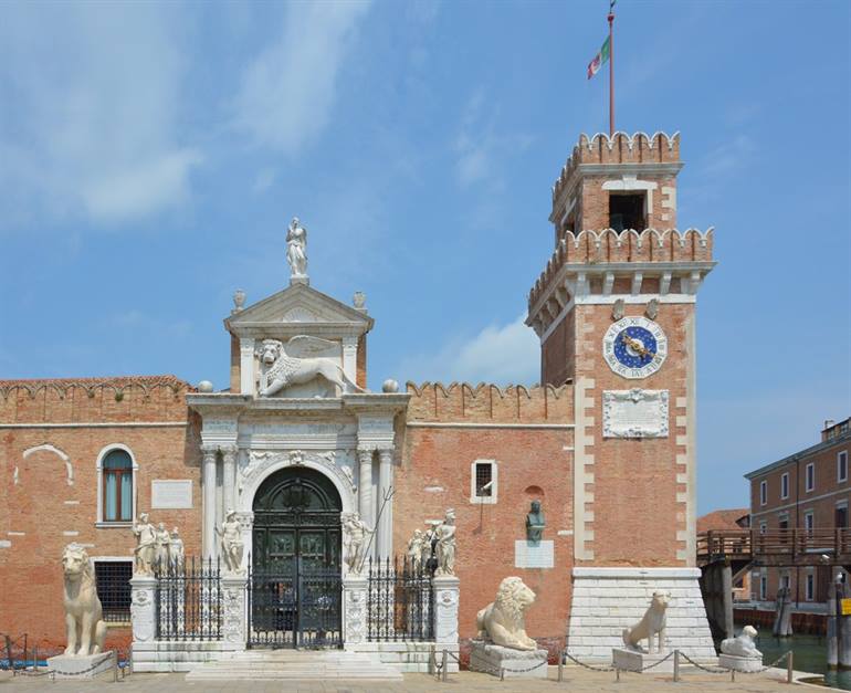 De Piraeus Leeuw in Venetië