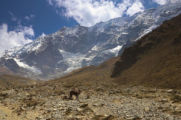 De prachtige bergen in Soraypampa