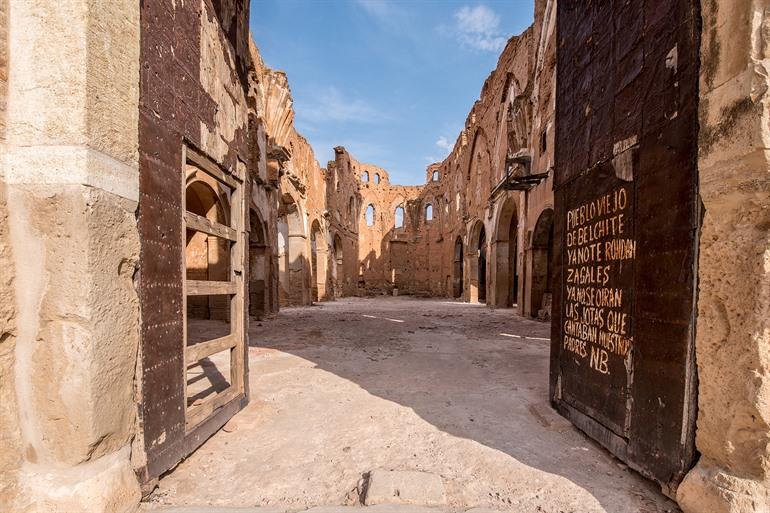 De ruïnes van Belchite