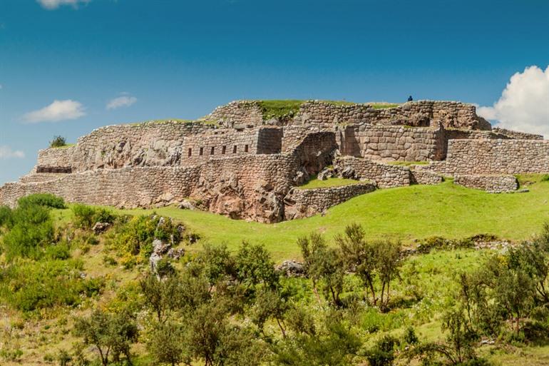 De ruïnes van Puka Pukara