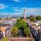 De stad Utrecht vanuit de lucht