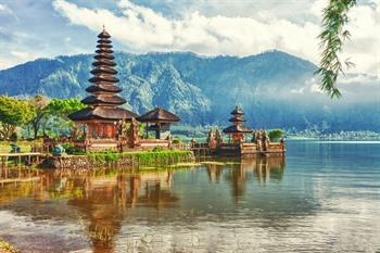 De tempel Ulun Danu in Bali