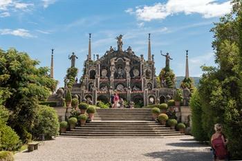 De tuinen van Palazzo Borromeo, Isola Bella