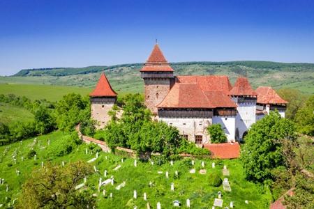 De versterkte kerk in Viscri