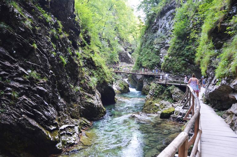 De Vintgarkloof in Slovenië