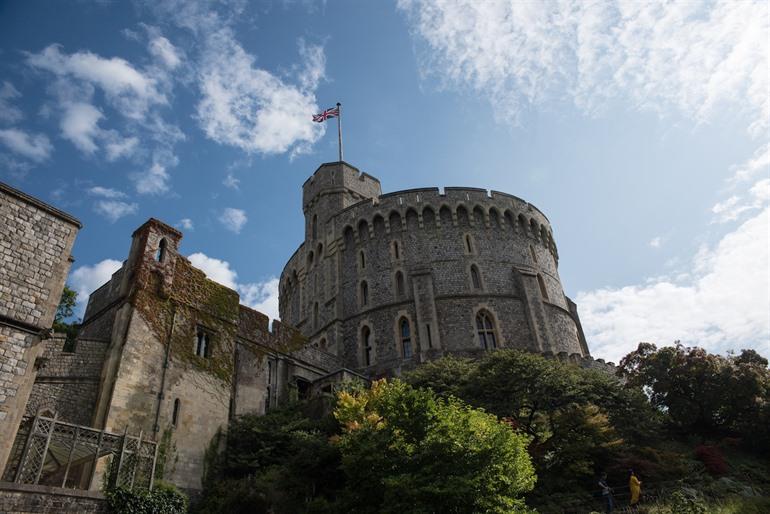De vlag van Windsor Castle