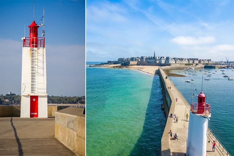 De vuurtoren van Saint-Malo, Mole des Noires, Bretagne