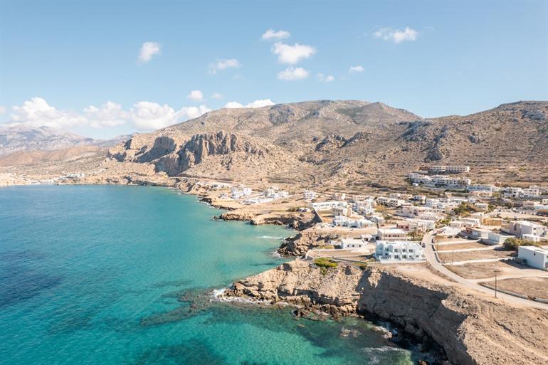 De westkust van het eiland Karpathos