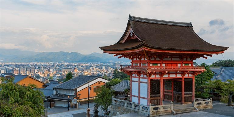 De wijken in Kyoto