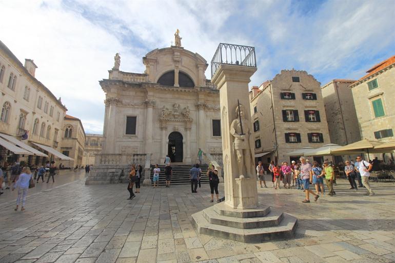 De Zuil van Orlando in Dubrovnik