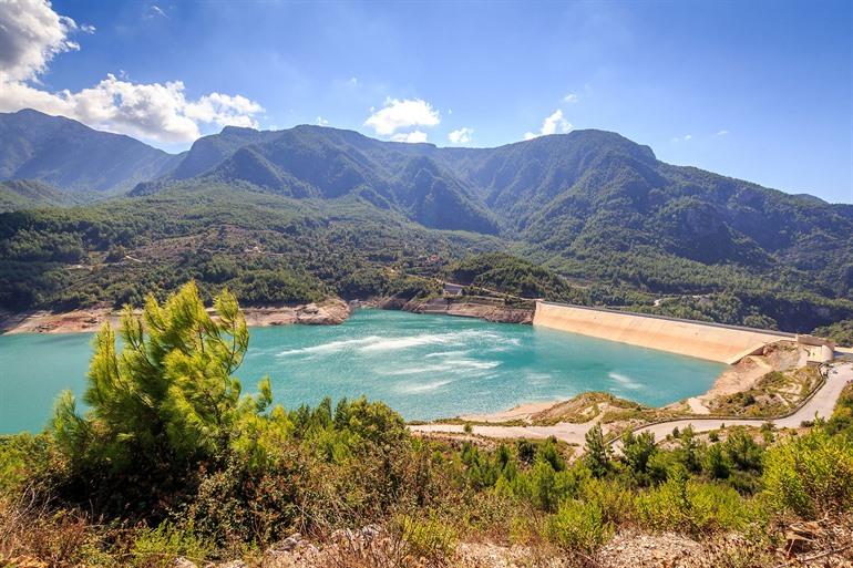 Dimcay Rivier nabij Alanya, Turkije