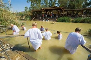 Doopplaats van Jezus in de Jordaanrivier, Jordanië