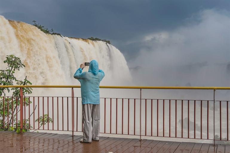 Draag een goede regenjas tijdens je bezoek