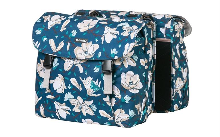 Dubbele fietstas Basil Magnolia Mik