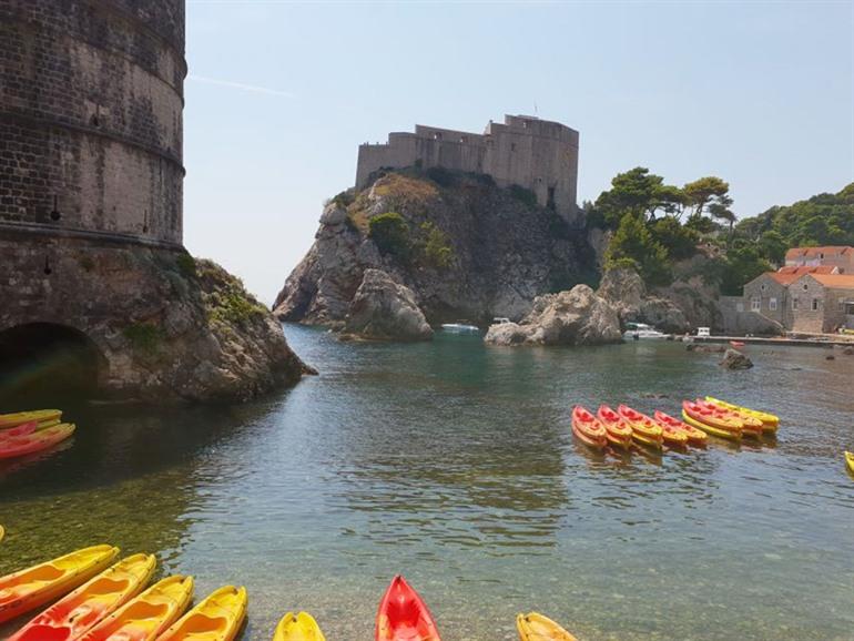 Dubrovnik ontdekken vanuit een kajak, Kroatië