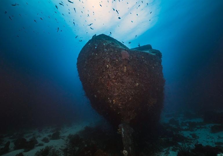 Duiken bij het wrak van de Superior Producer, Curaçao