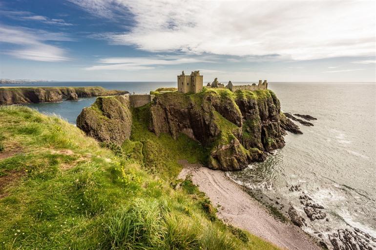 Dunottar Castle in Schotland 