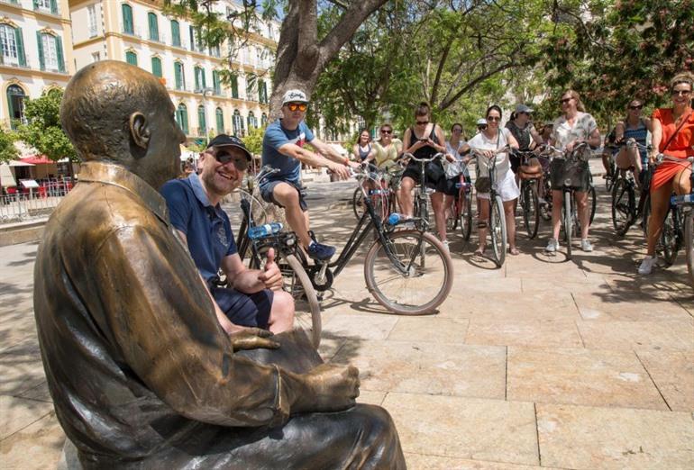 E-bike sightseeingtour door Málaga boeken