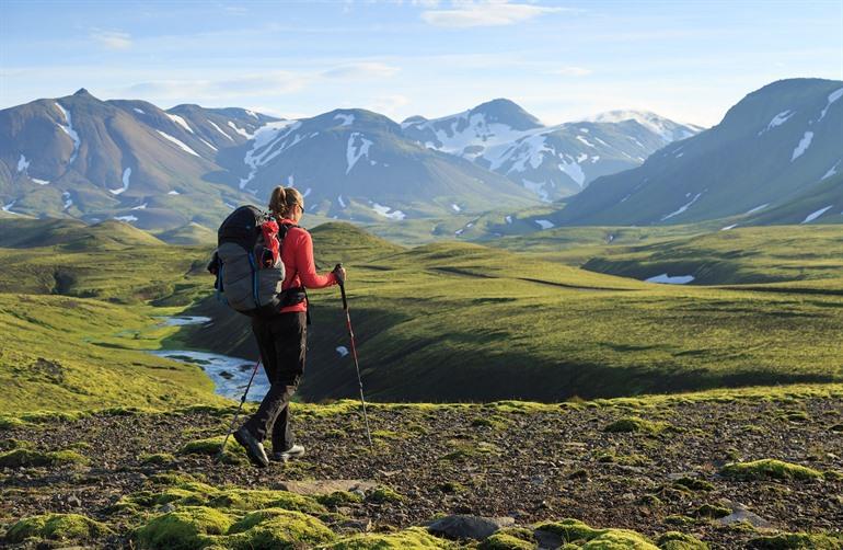 Een goede uitrusting is belangrijk voor de Laugavegur trail in IJsland