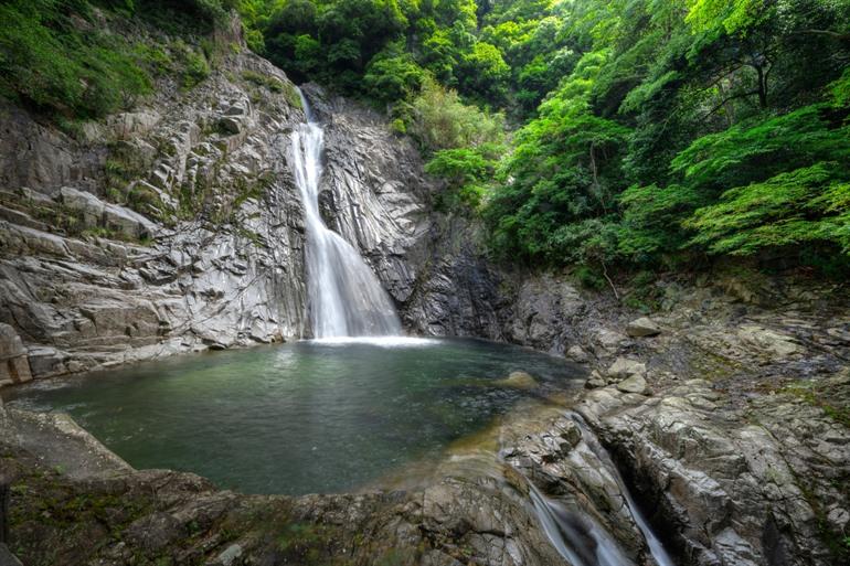 Een van de Nunobiki Falls