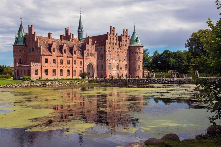 Egeskov Slot bezoeken, Denemarken