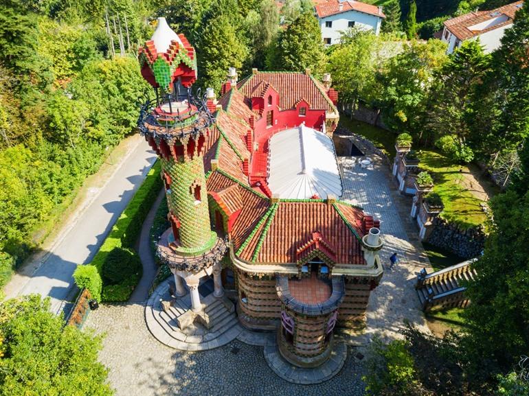 El Capricho in Comillas, Cantabrië
