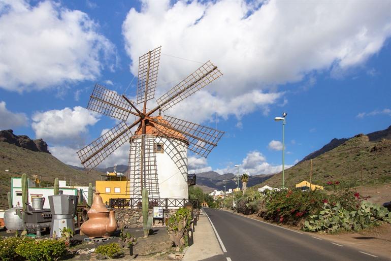 El Molino de Viento, een gehucht in de Barranco de Mogán, Gran Canaria