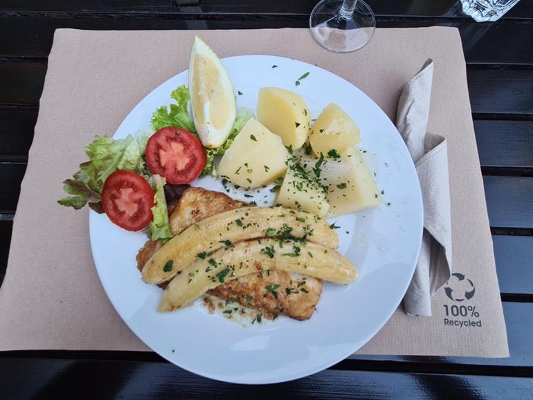 Espada com banana proeven op Madeira