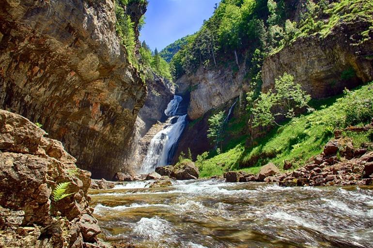 Estrecho-waterval, Huesca