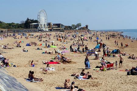 Exmouth: typische Britse strandvakantie