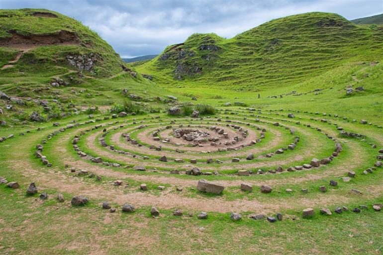 Fairy Glen op Isle of Skye