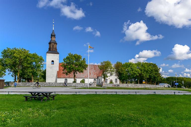 Fårö-kerk, op het eiland Fårö