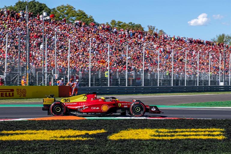 Ferrari op de Grand Prix van Italië in Monza
