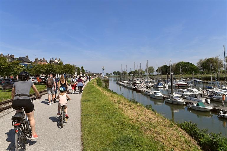 Fietsen door Saint-Valery-sur-Somme